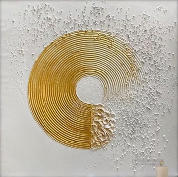 Illustration Painting - ag006 Abstract Gold Leaf